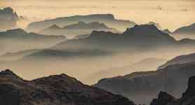 South Hutchinson: mountains, fog, alps